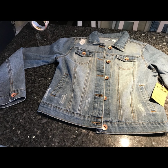 buckle jean jacket